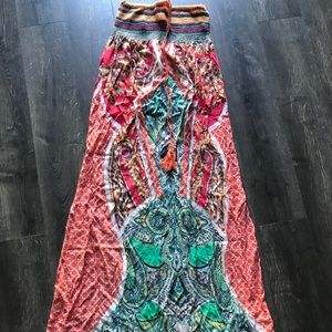 Colorful maxi dress